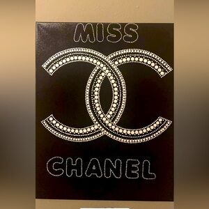 Chanel Logo Dotting Artwork - 20x16
